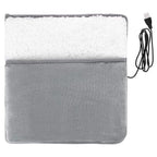 USB Heated Foot Warmer Pad – Soft Flannel Electric Heating Pad 11.8