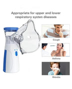 Portable Ultrasonic Mesh Nebulizer Machine | Cool Mist Inhaler for Adults & Kids