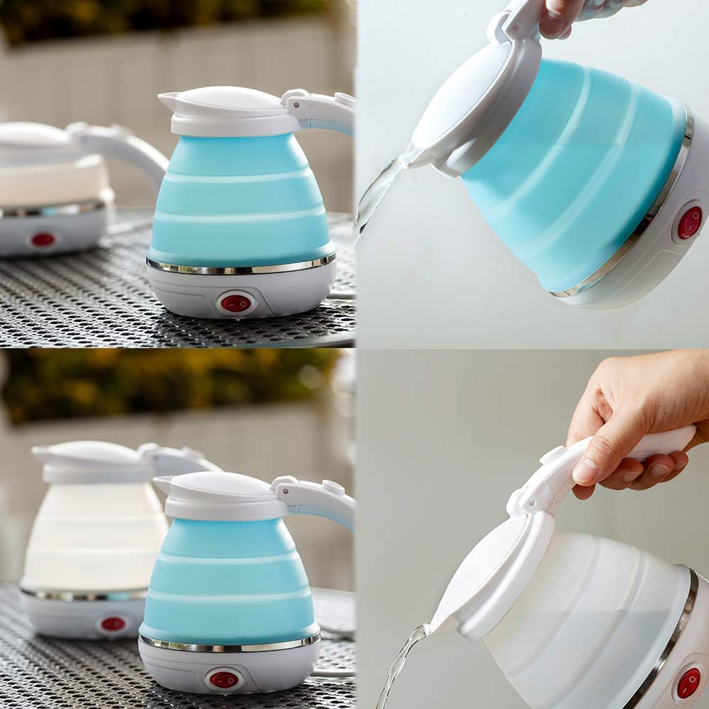Travel Folding Electric Kettle – 600ml Portable Fast Boiler