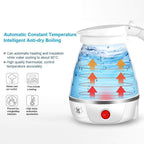 Travel Folding Electric Kettle – 600ml Portable Fast Boiler