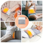 USB Heated Foot Warmer Pad – Soft Flannel Electric Heating Pad 11.8