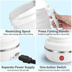 Travel Folding Electric Kettle – 600ml Portable Fast Boiler