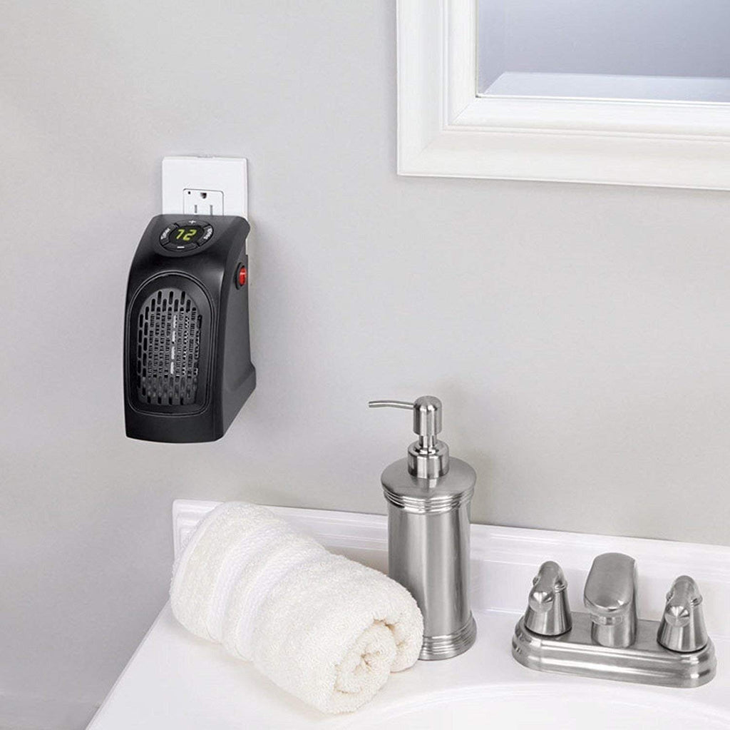 Buy Handy Electric Heater 400W – compact plug-in heater with LED display.