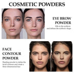 Black Hair Shadow Root Touch Up Powder | Waterproof Hairline Filler & Gray Hair Cover