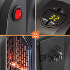Buy Handy Electric Heater 400W – compact plug-in heater with LED display.