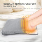 USB Heated Foot Warmer Pad – Soft Flannel Electric Heating Pad 11.8