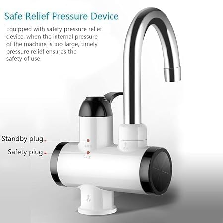 Instant Electric Water Heater Faucet Tap 3000W – Fast Heating, Energy Efficient, Portable Electric Hot Water Tap.