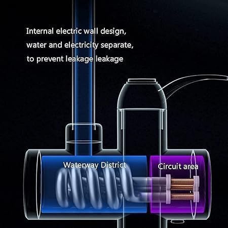Instant Electric Water Heater Faucet Tap 3000W – Fast Heating, Energy Efficient, Portable Electric Hot Water Tap.